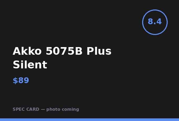 Akko 5075B Plus Silent