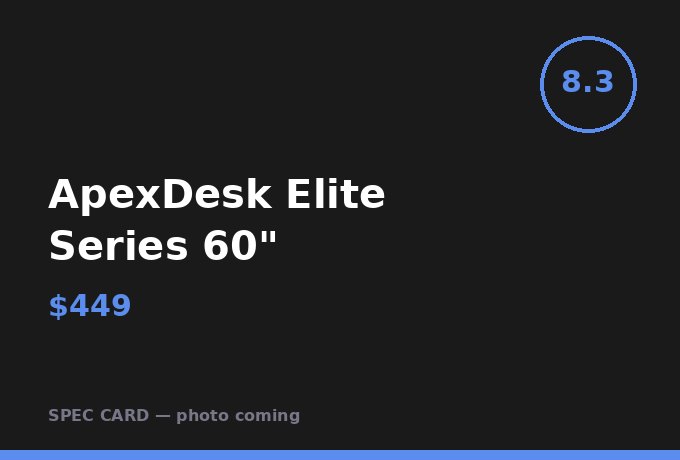 ApexDesk Elite Series 60
