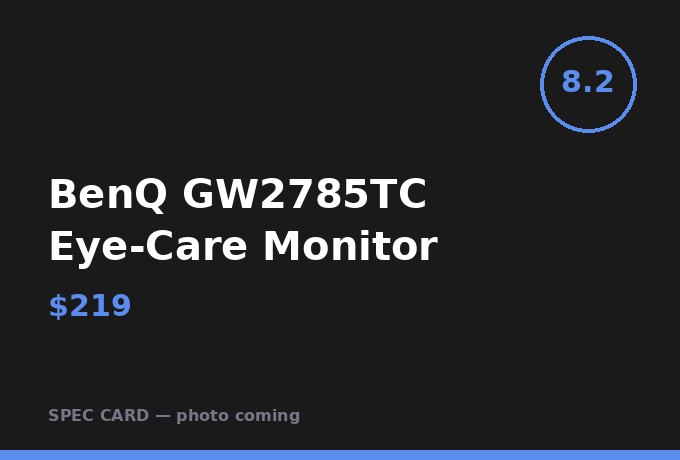 BenQ GW2785TC Eye-Care Monitor