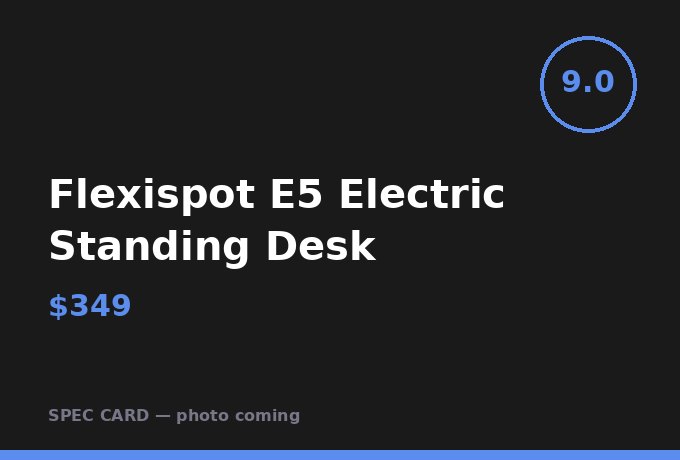 Flexispot E5 Electric Standing Desk
