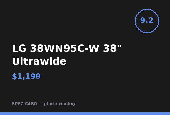 LG 38WN95C-W 38