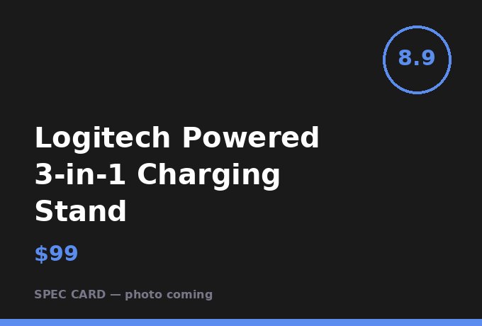 Logitech Powered 3-in-1 Charging Stand
