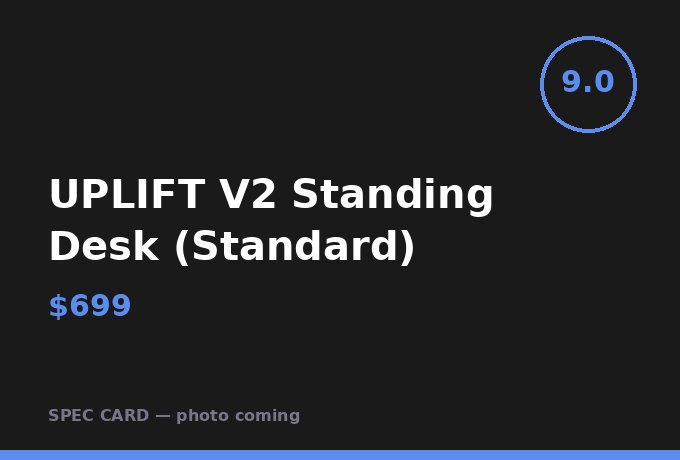 UPLIFT V2 Standing Desk (Standard)